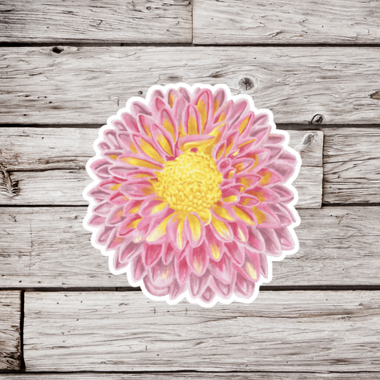 Chrysanthemum Flower Sticker