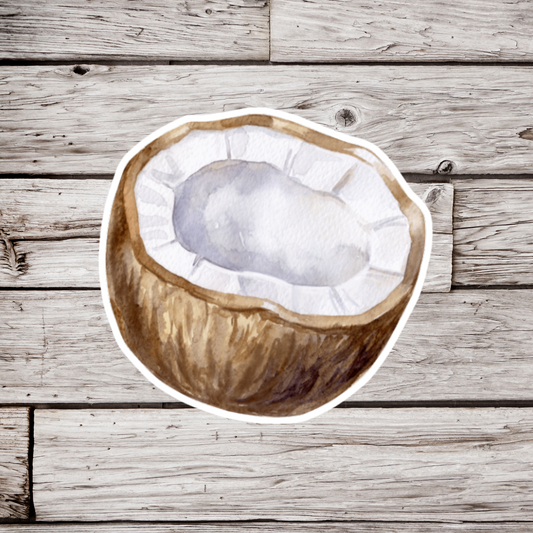 Coconut Sticker