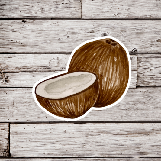 Coconut Sticker