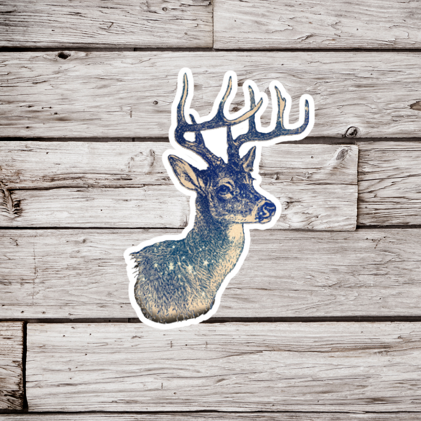 Celestial Deer Sticker