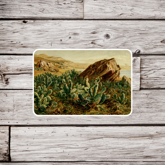 Desert Landscape Sticker