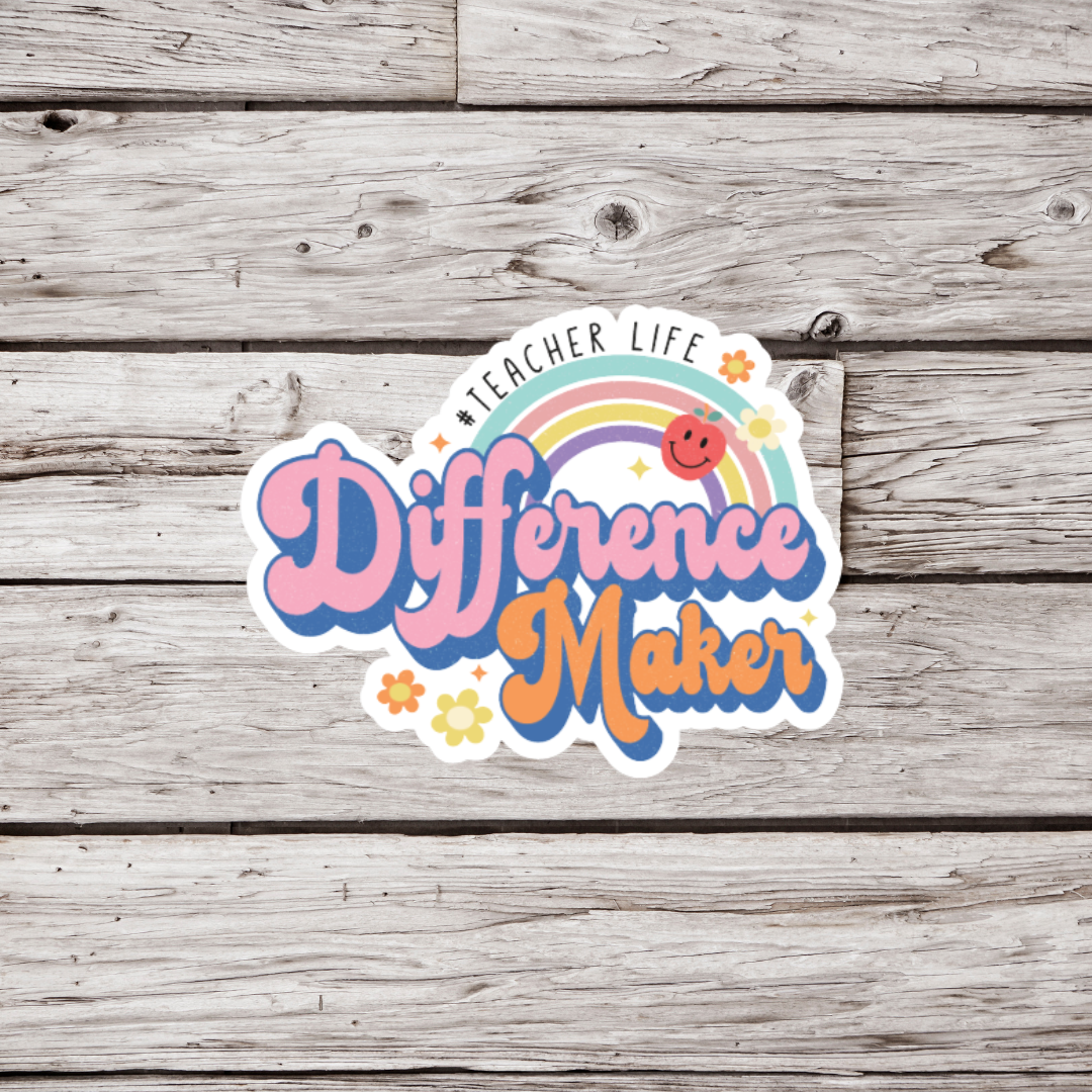 Difference Maker Sticker