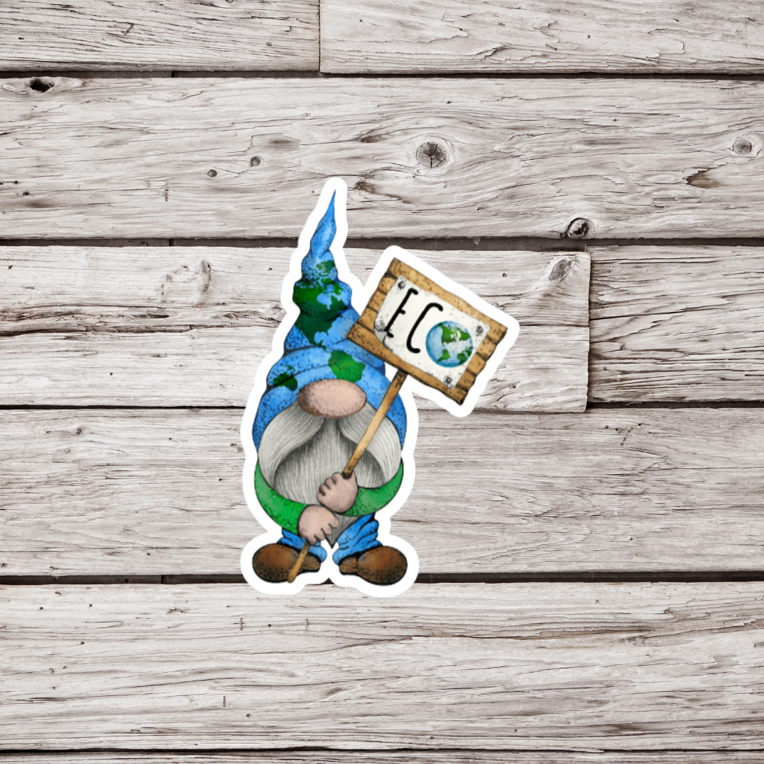 Eco Gnome Sticker