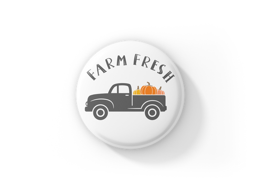 Farm Fresh Pin Back Button