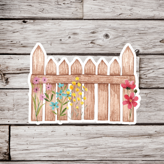 Picket Fence Sticker