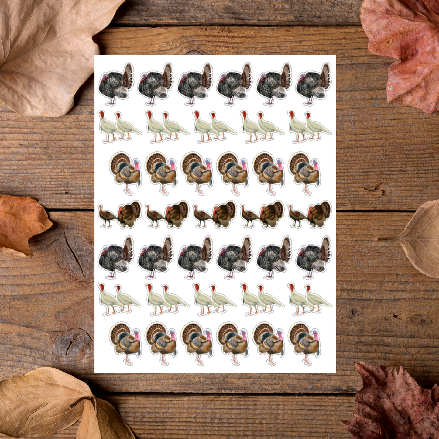 Turkey Sticker Sheet