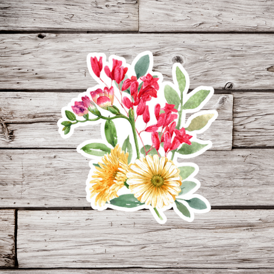 Flower Sticker