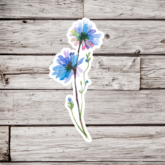 Watercolor Flowers Sticker