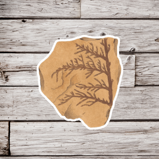 Plant Fossil Sticker