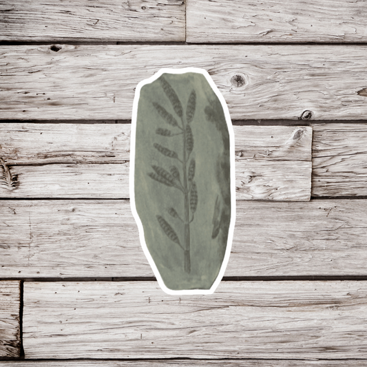 Plant Fossil Sticker