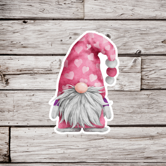 Valentine Gnome Sticker