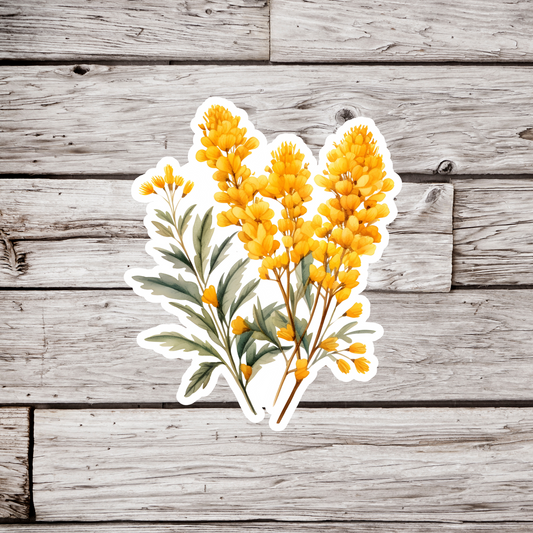 Golden Rod Sticker