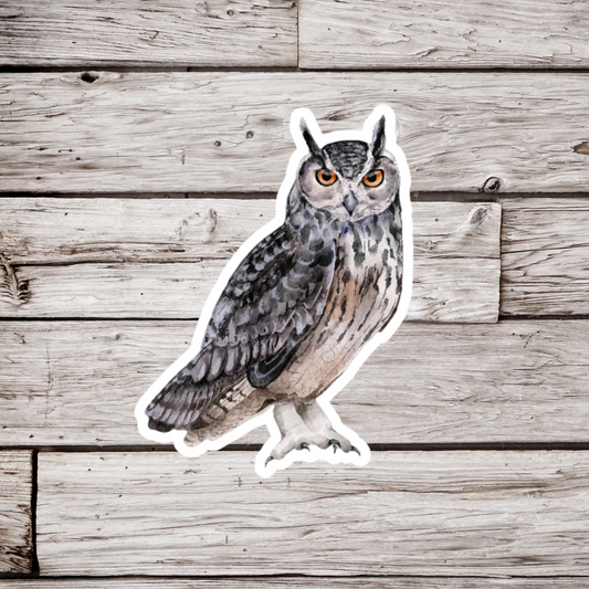 Great Horned Owl Sticker