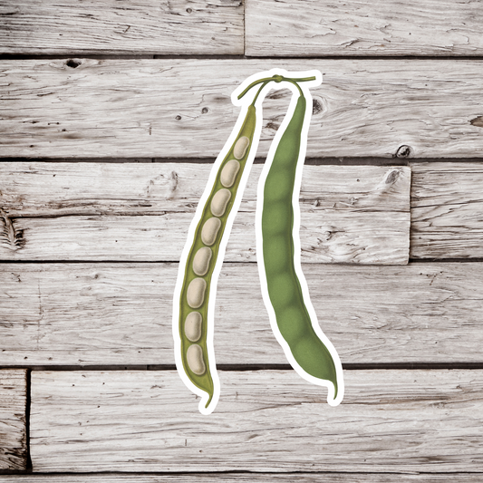 Green Bean Sticker