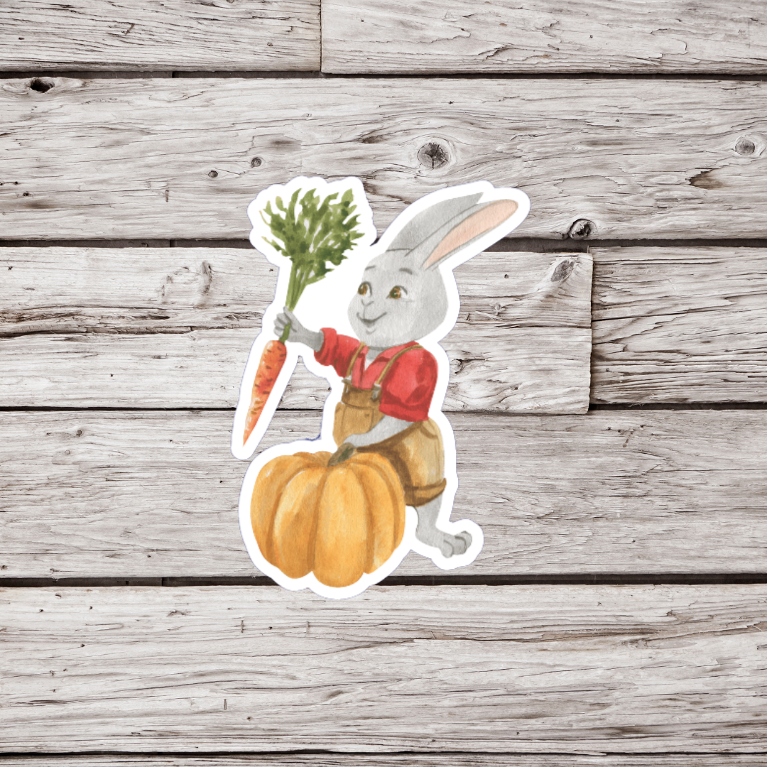 Harvest Rabbit Sticker