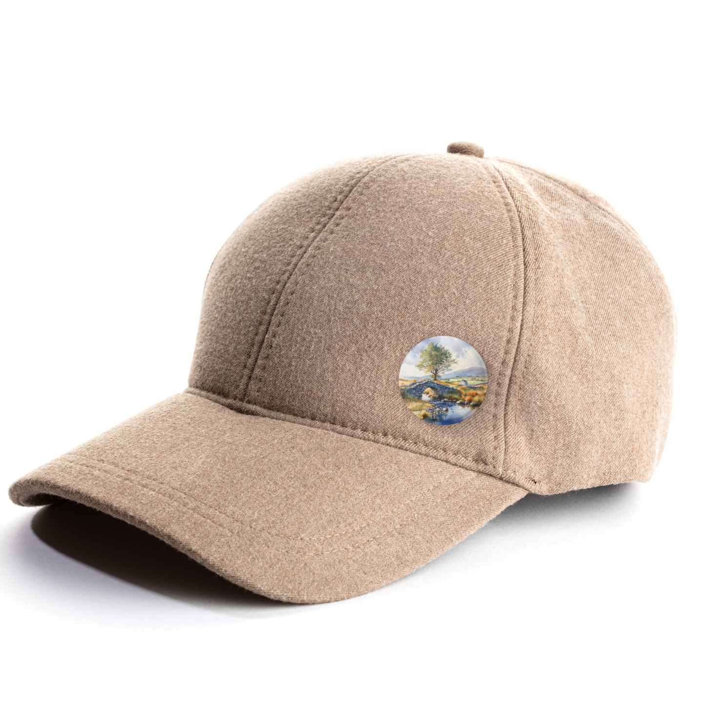 Irish Landscape 2 Pin Pin Back Button, Magnet, Keychain