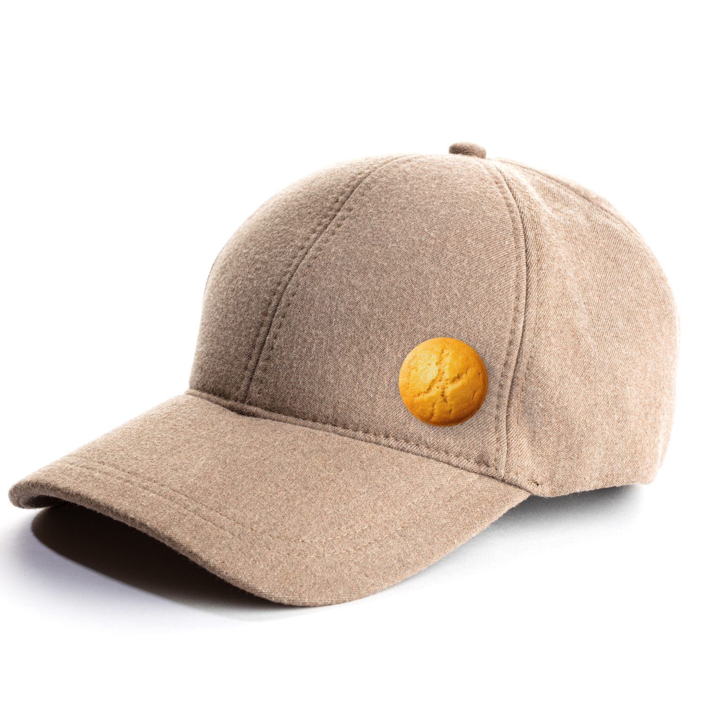 Corn Muffin Pin Back Button, Magnet