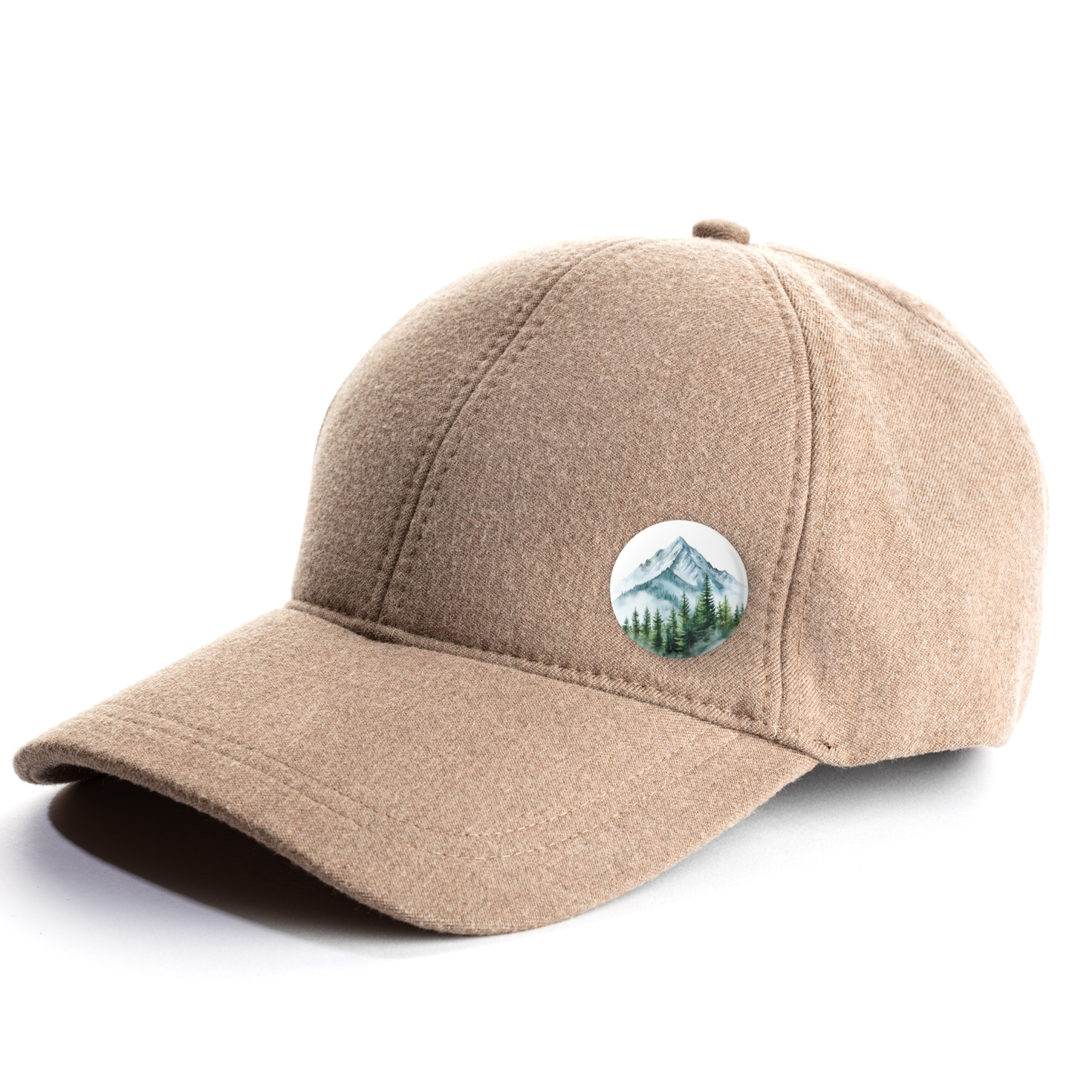 Mountain Wilderness Pin Back Button, Magnet