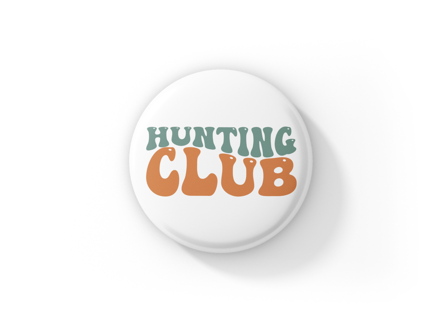 Hunting Club Pin Back Button, Magnet, Keychain