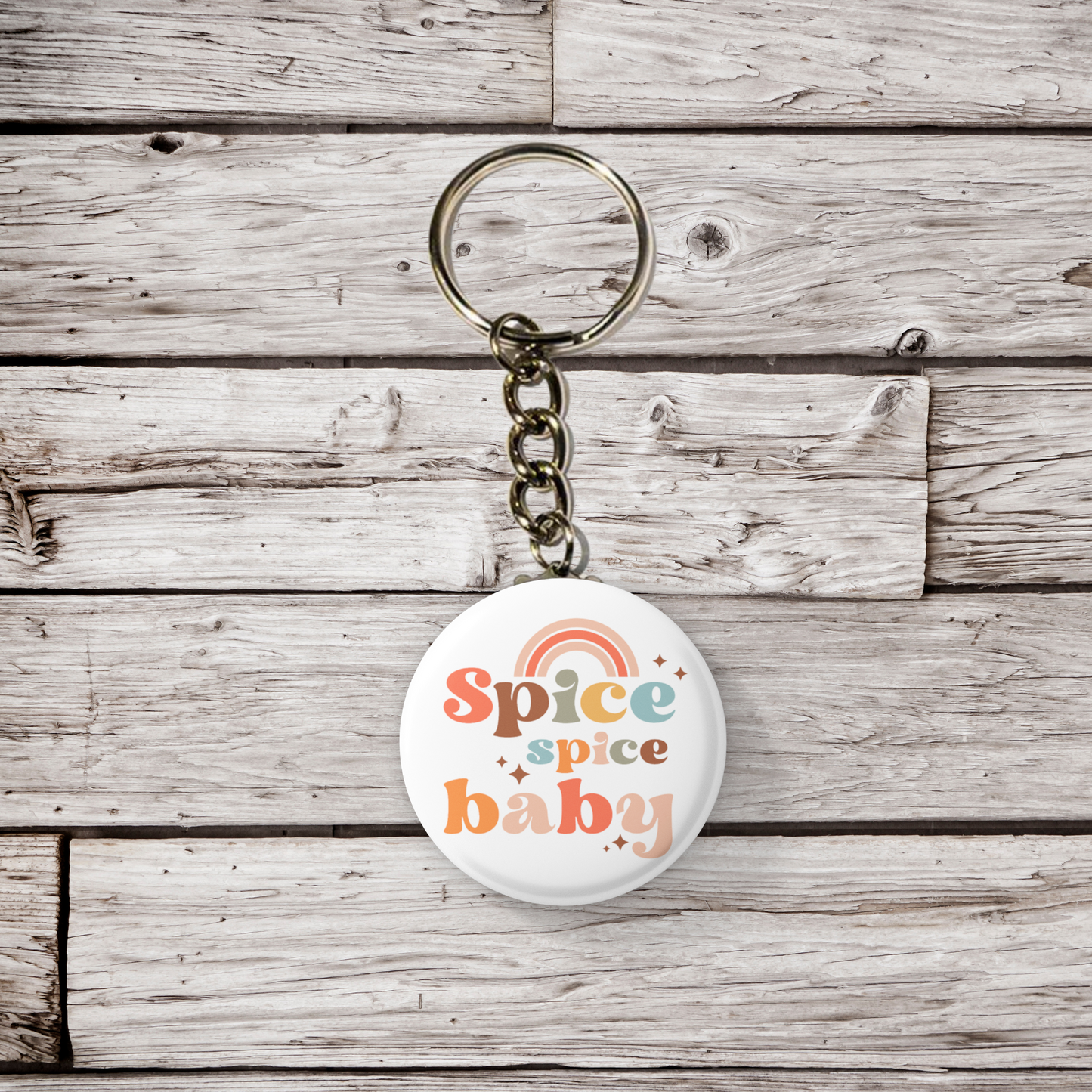 Spice Spice Baby Pin Back Button, Magnet, Keychain