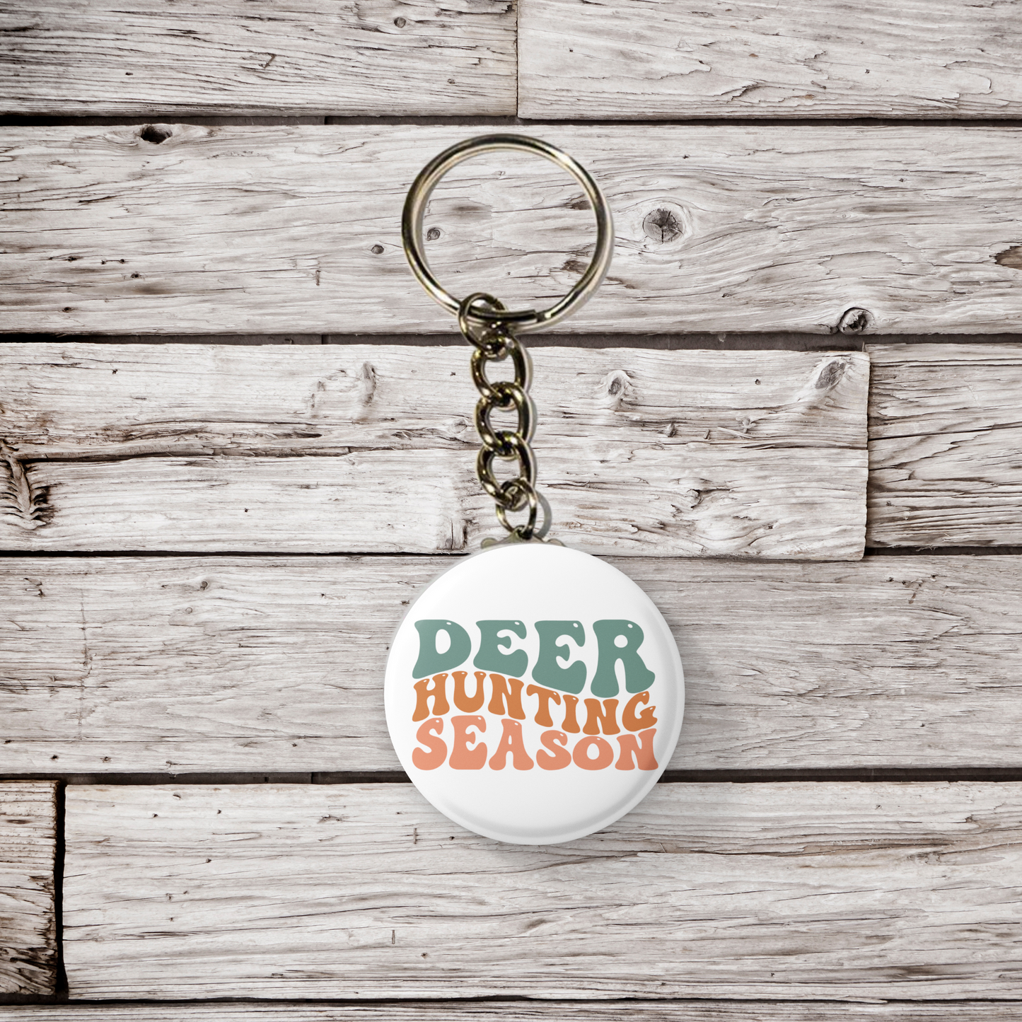 Deer Hunting Season Pin Back Button, Magnet, Keychain