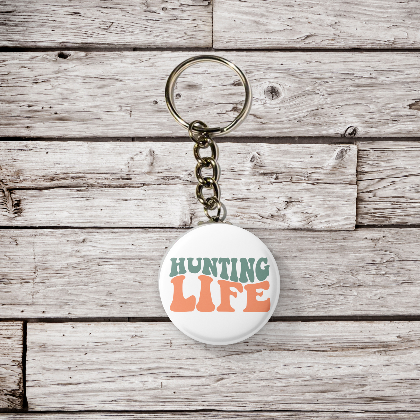 Hunting Life Pin Back Button, Magnet, Keychain