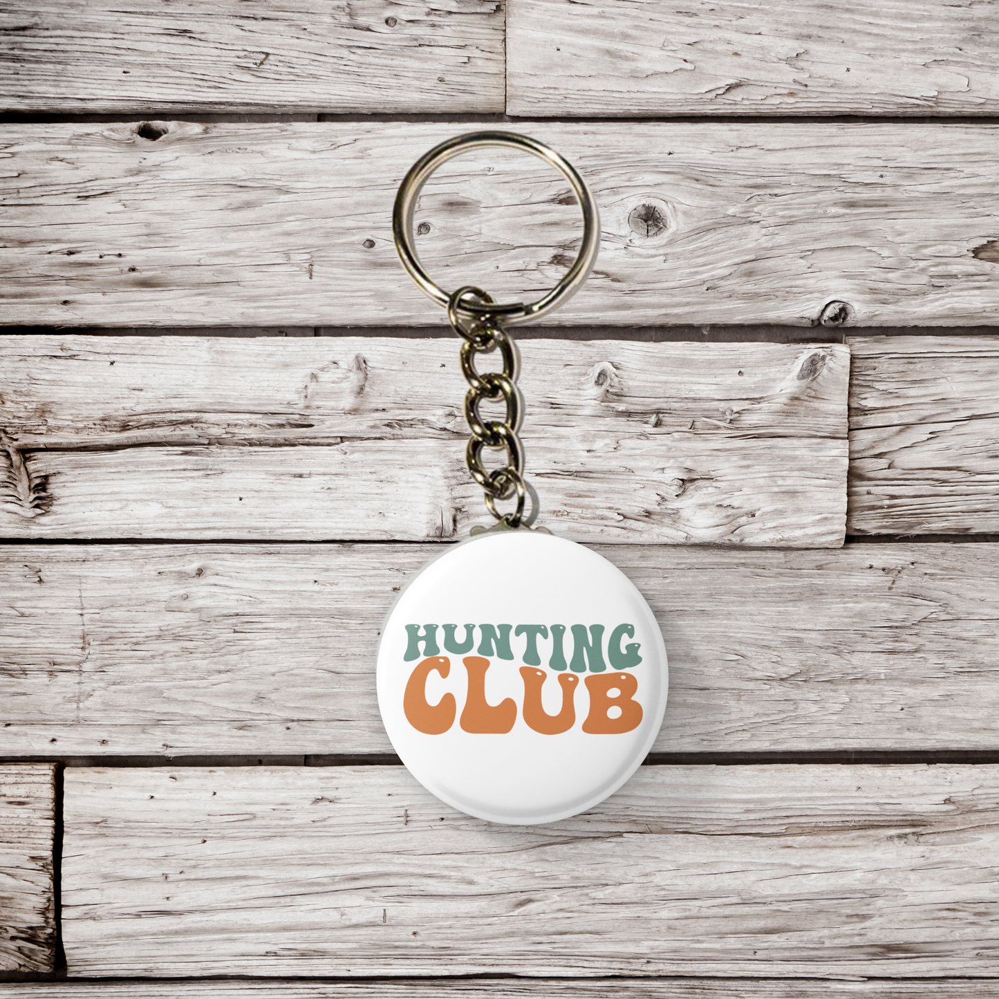 Hunting Club Pin Back Button, Magnet, Keychain