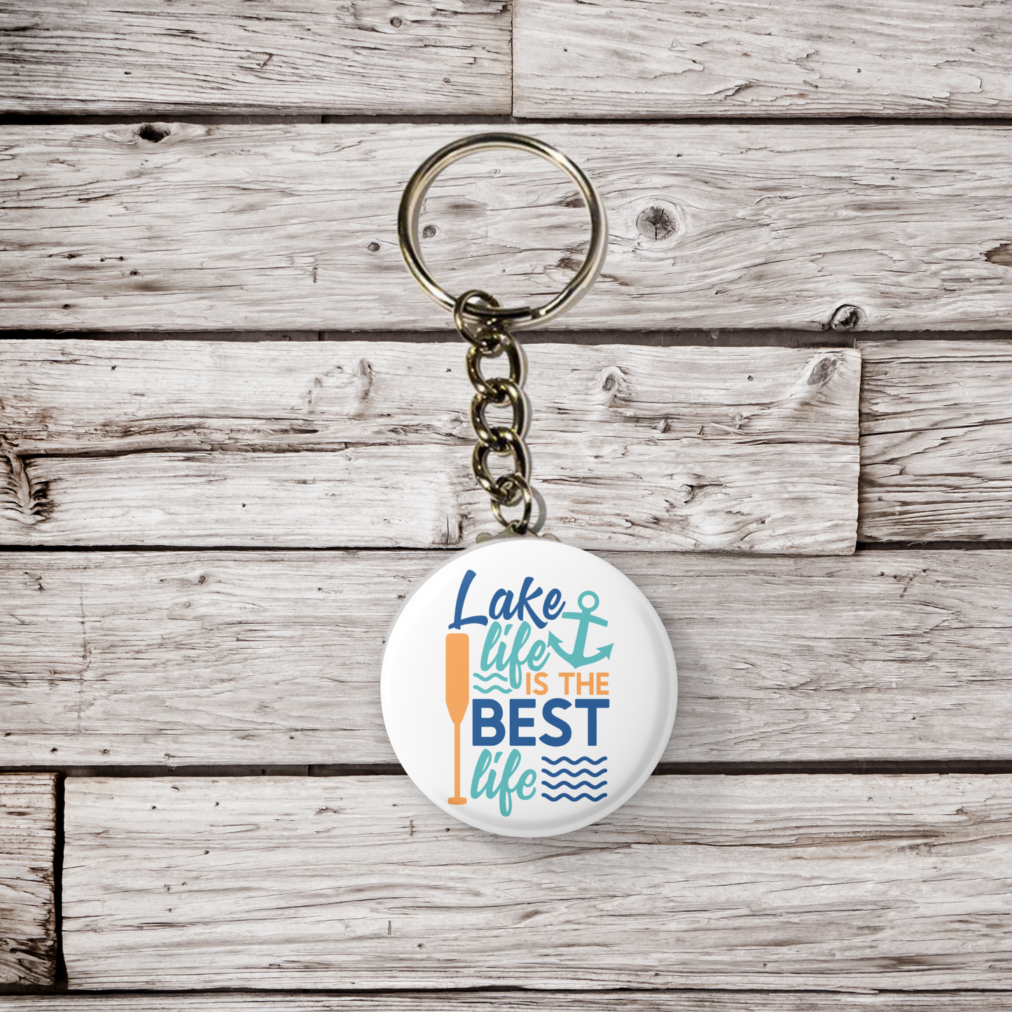 Lake Life Is The Best Life Pin Back Button, Magnet, Keychain