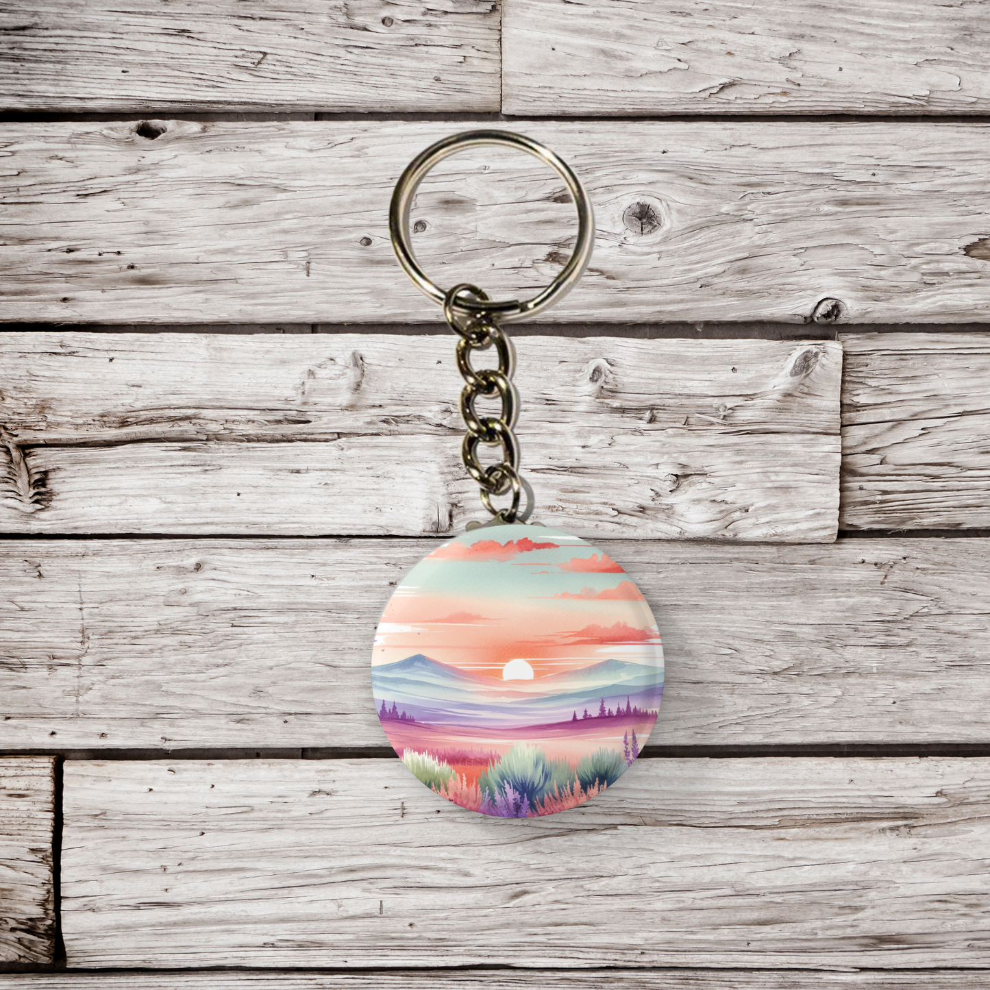 Southwest Desert 1 Pin Pin Back Button, Magnet, Keychain