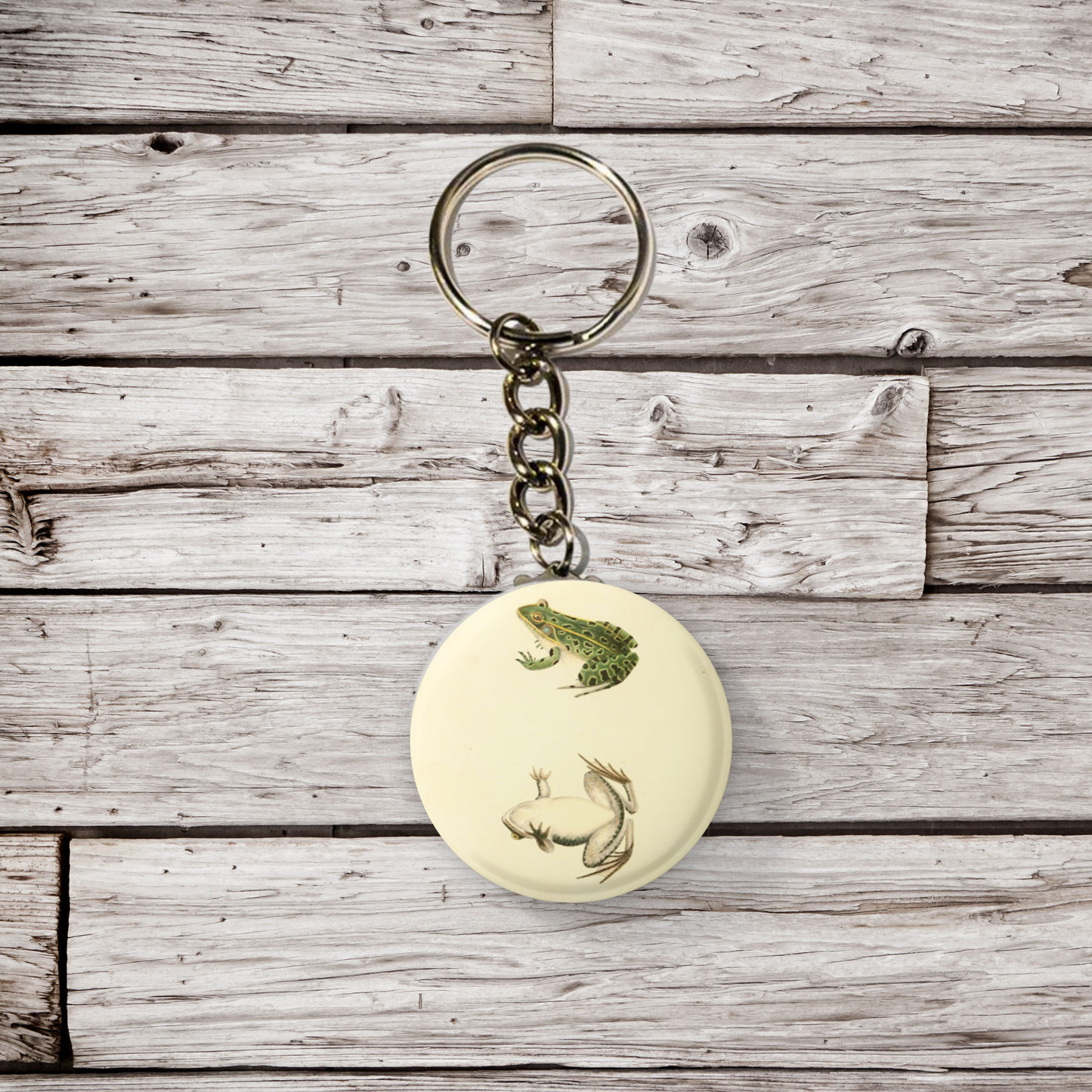 Leopard Frog Pin Back Button, Magnet, Keychain