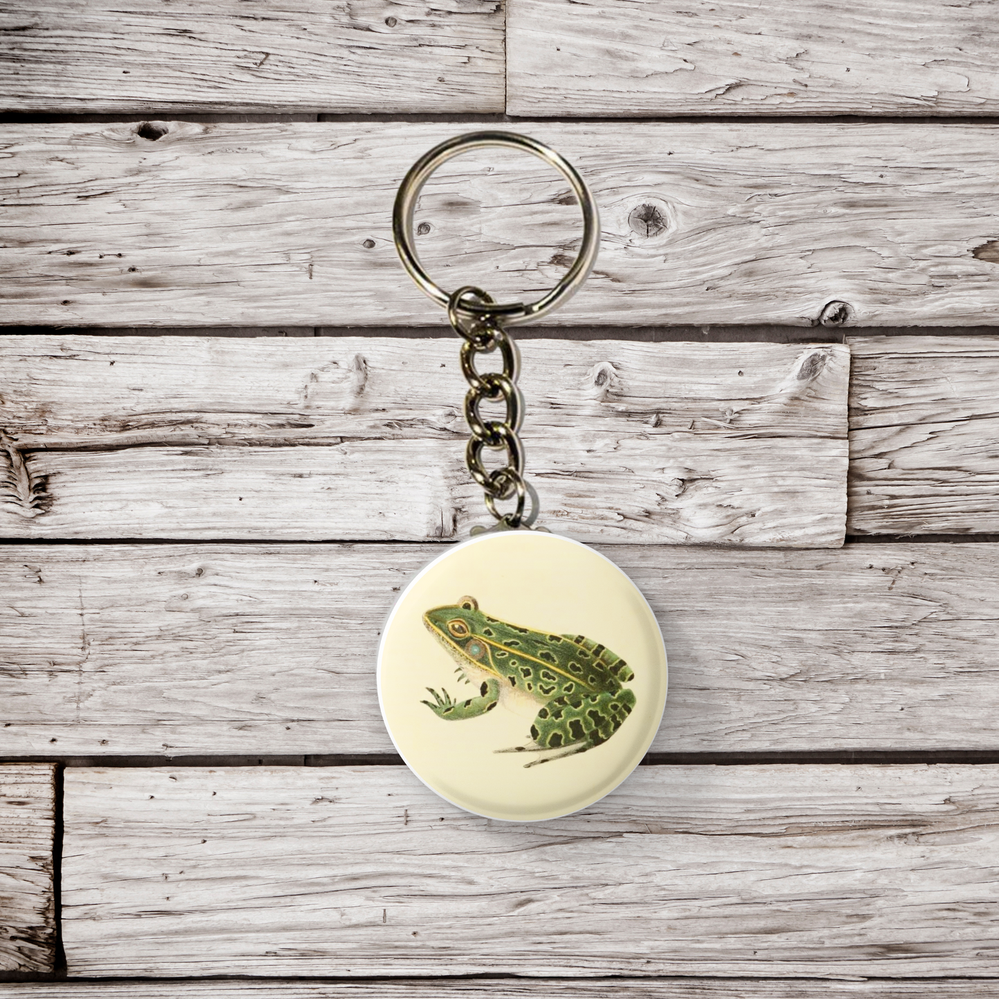 Leopard Frog Pin Back Button, Magnet, Keychain