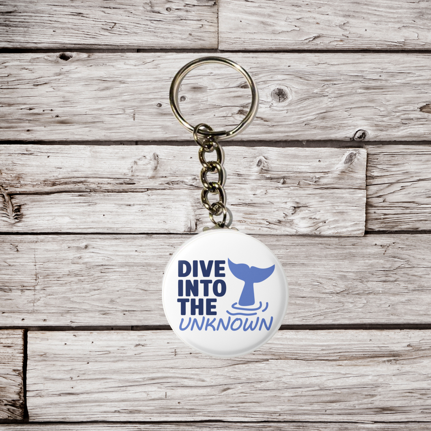 Dive Into The Unknown Pin Back, Magnet, Keychain