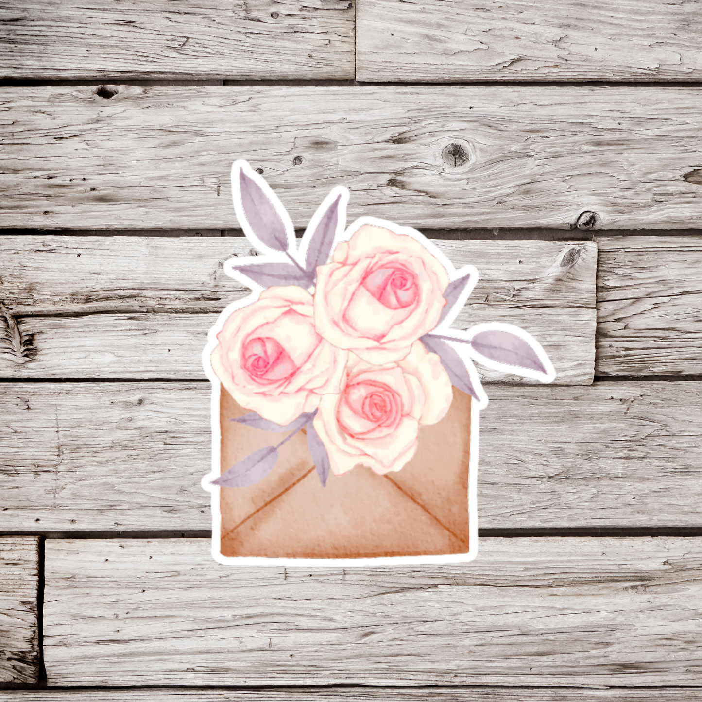 Floral Letter Sticker