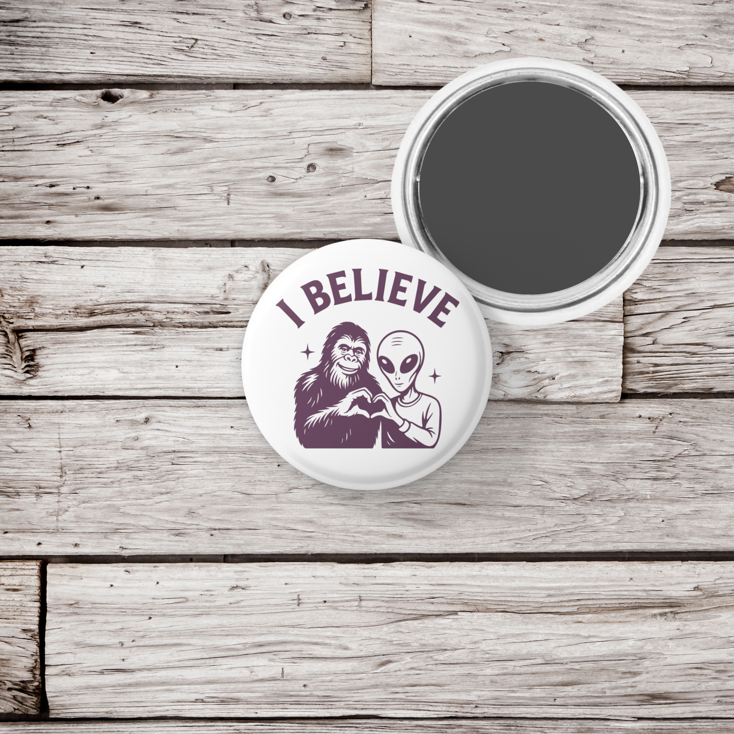 I Believe Pin Back Button, Magnet