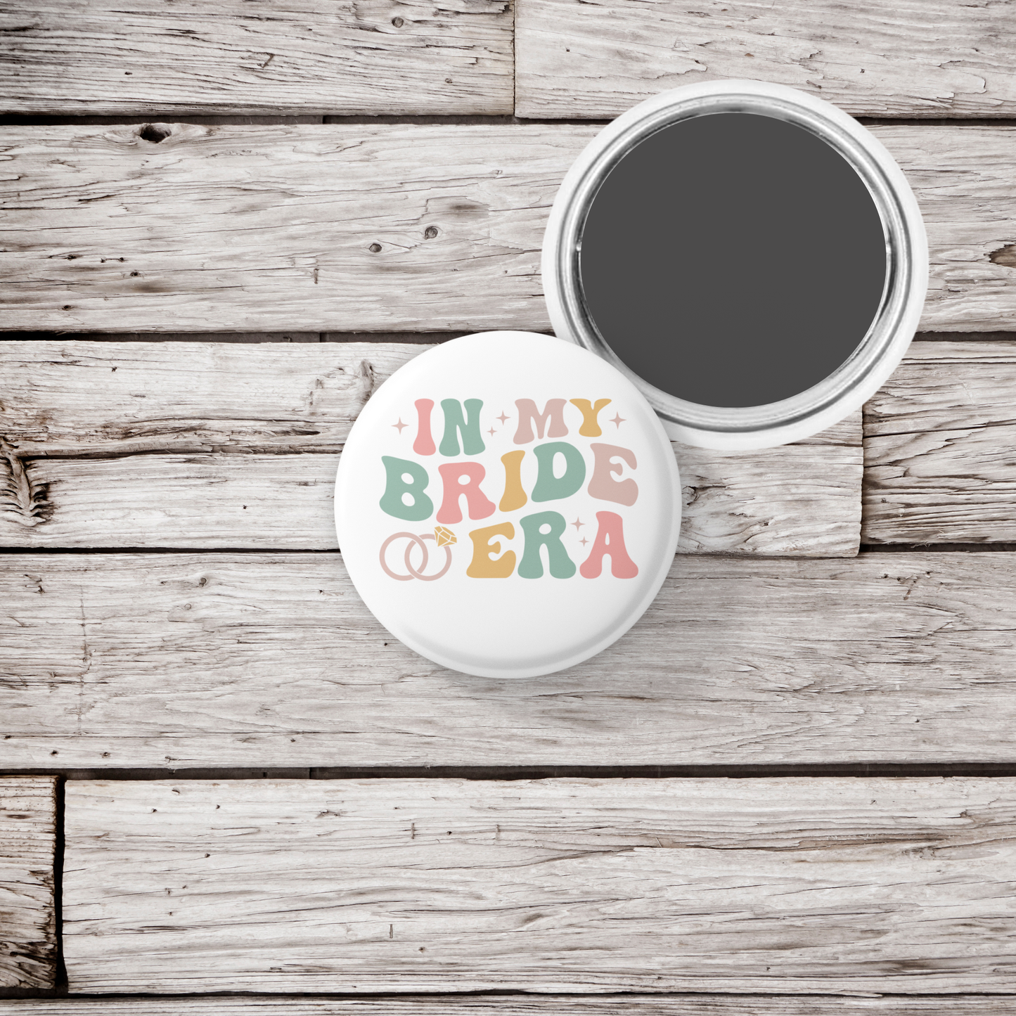 In My Bride Era Pin Back Button, Magnet
