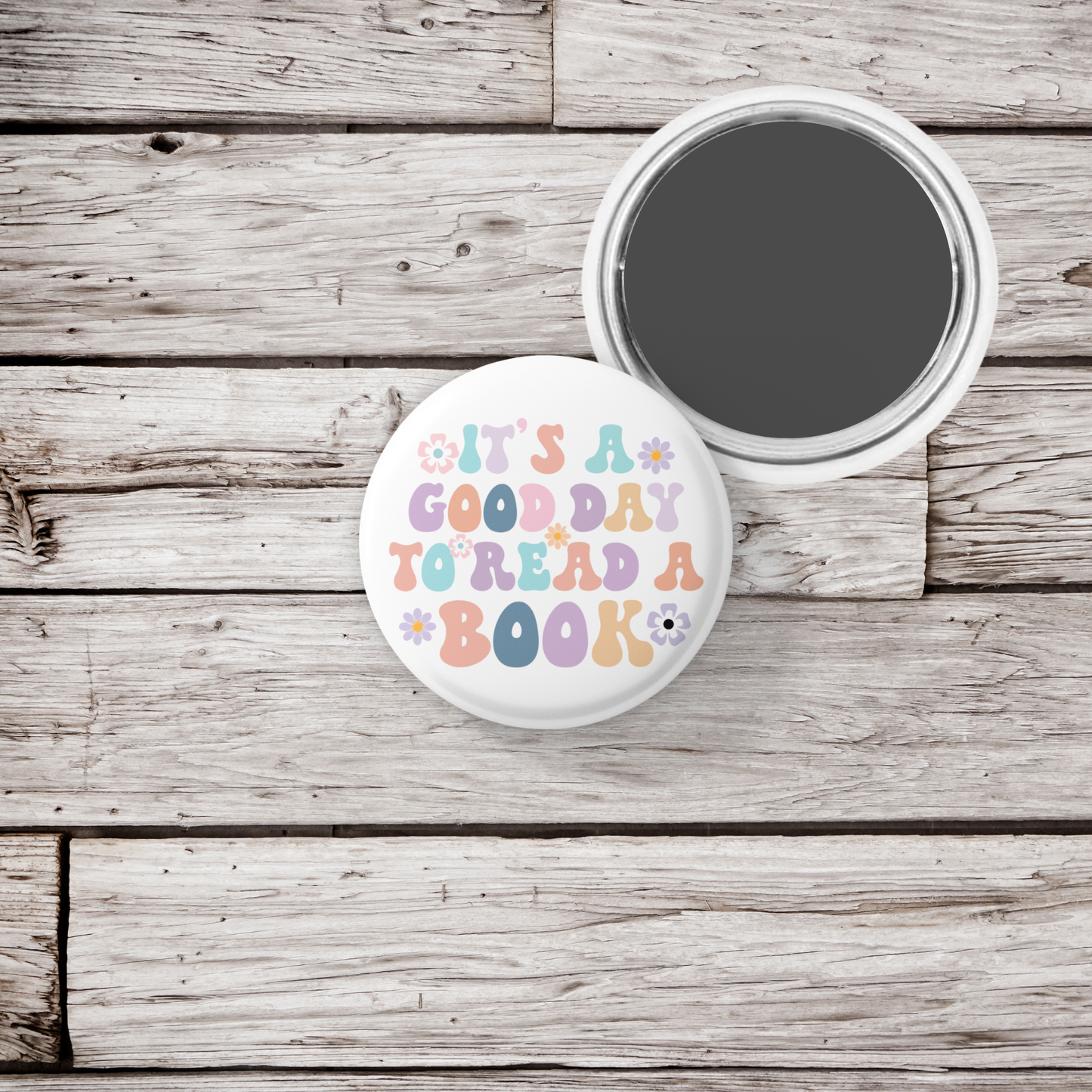 It's A Good Day To Read A Book Pin Back Button, Magnet