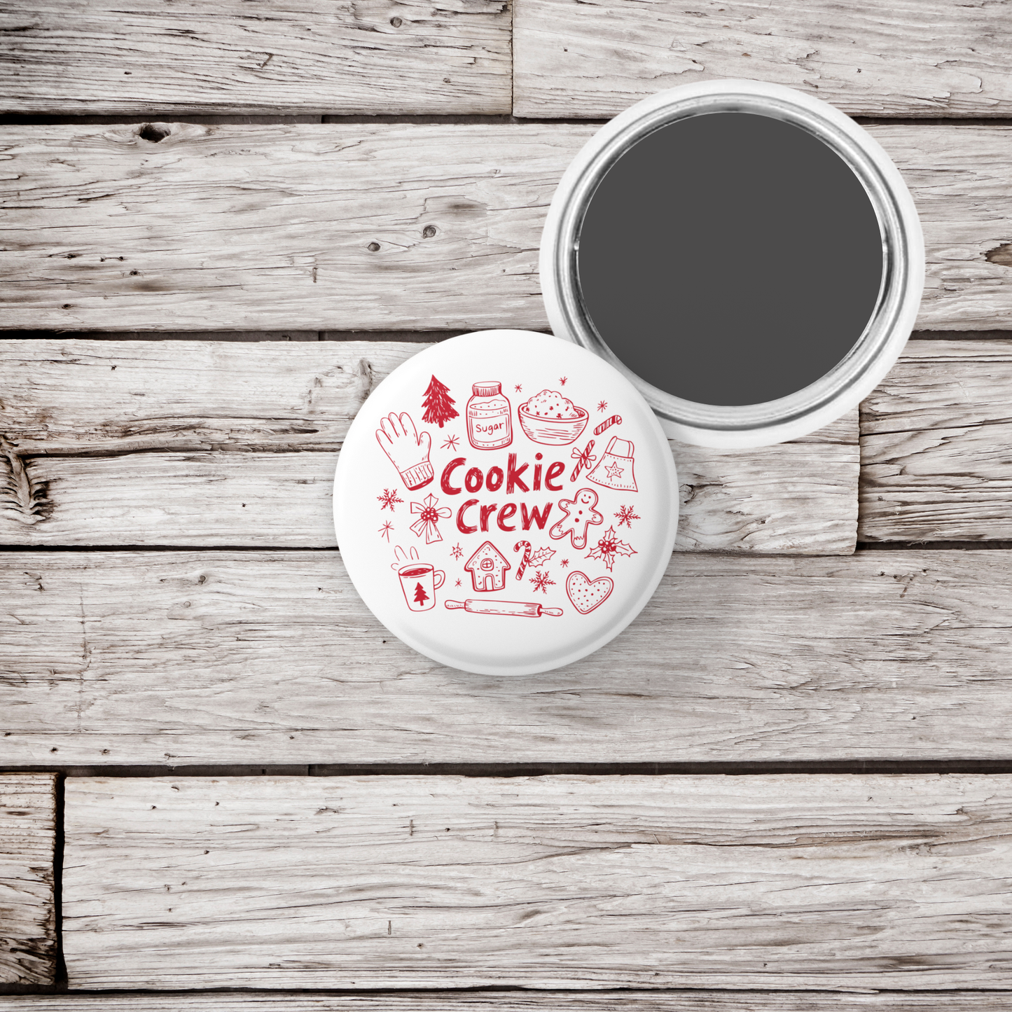 Cookie Crew Pin Back Button, Magnet