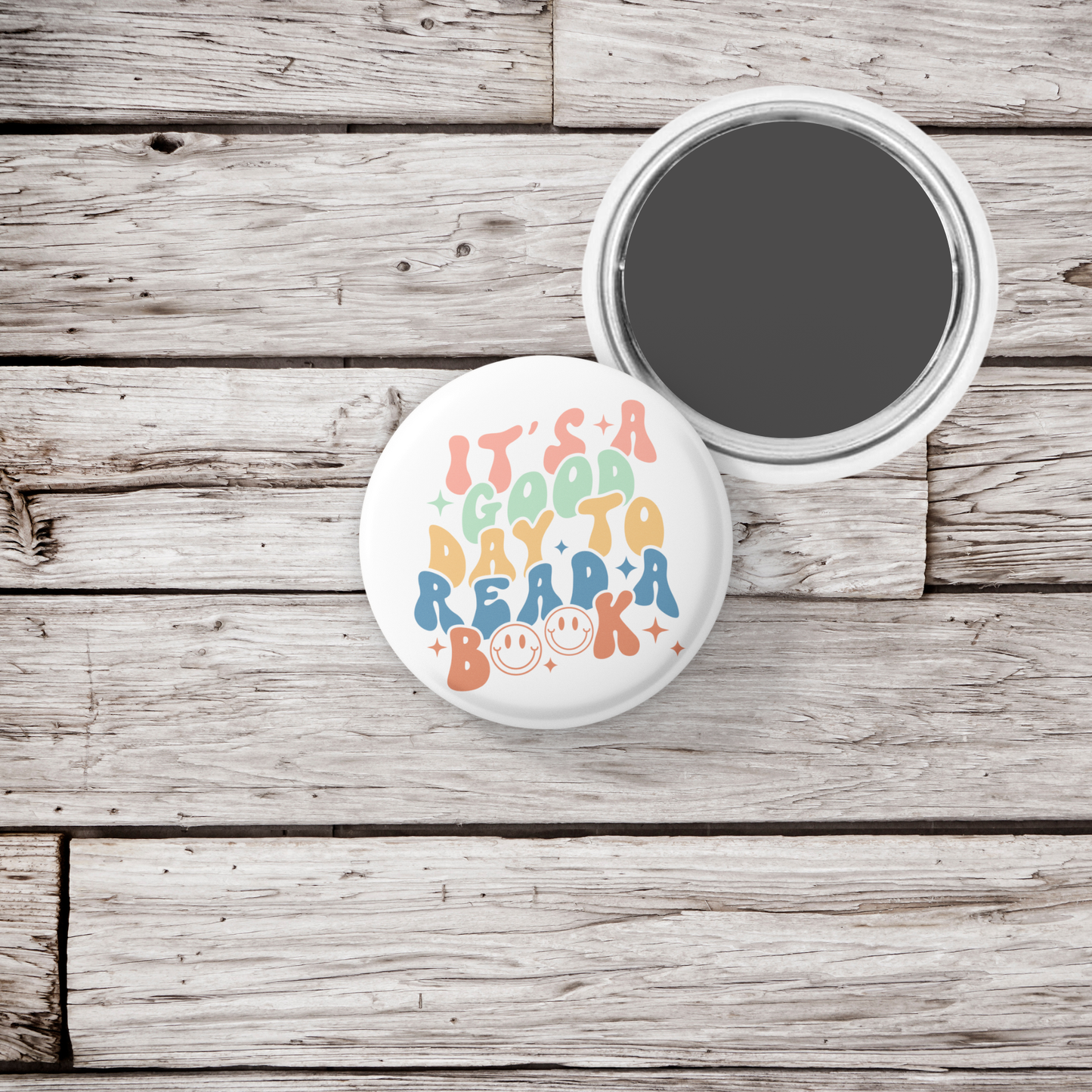 It's A Good Day To Read Pin Back Button, Magnet