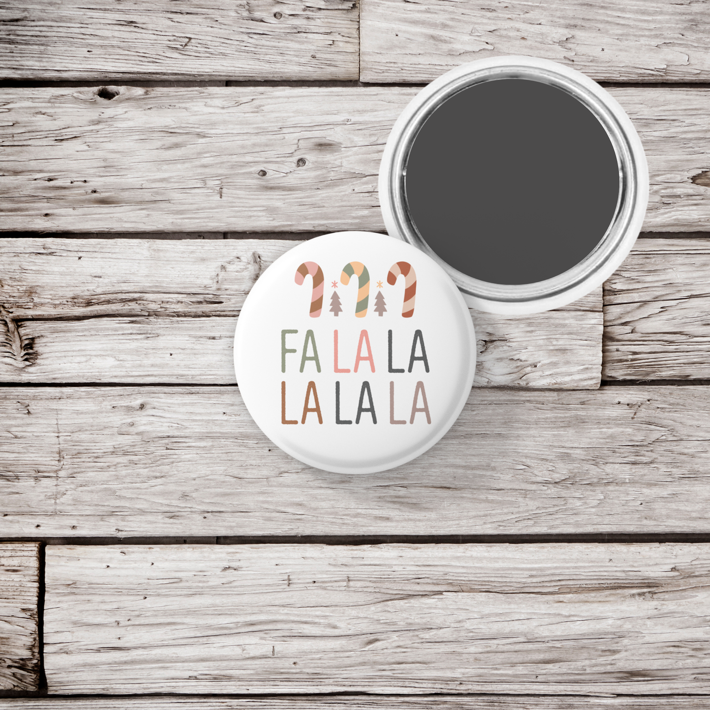 FA LA LA Pin Back Button, Magnet