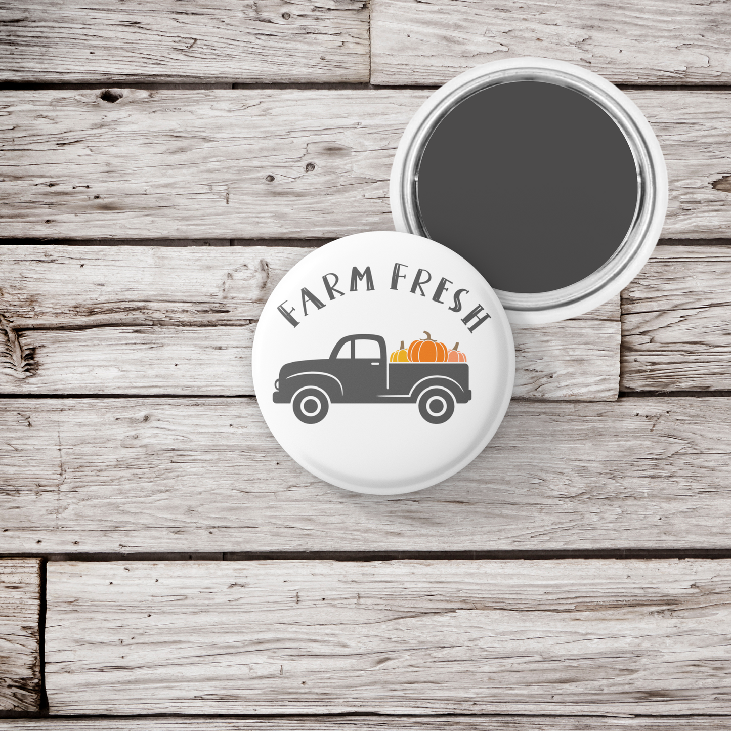 Farm Fresh Pin Back Button, Magnet, Keychain