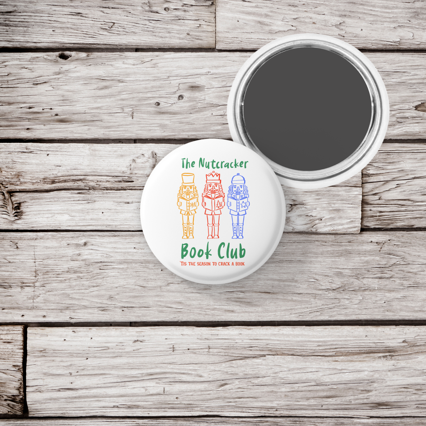 The Nutcracker Book Club Pin Back Button, Magnet