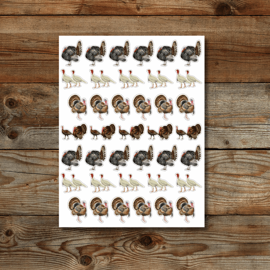 Turkey Sticker Sheet