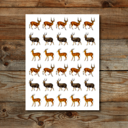 Antelope Sticker Sheet