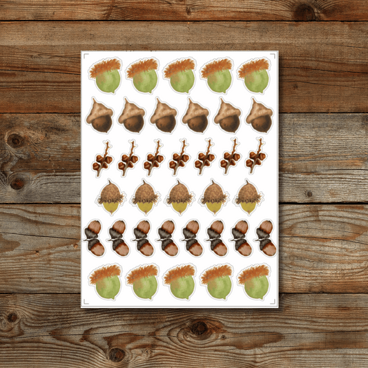 Acorn Sticker Sheet