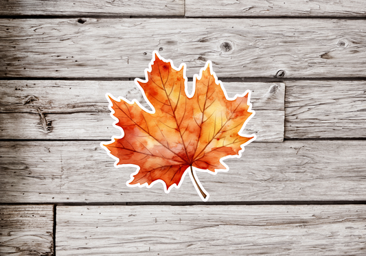 Maple Leaf Sticker