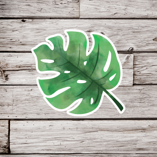 Monstera Leaf Sticker