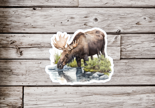 Moose Sticker