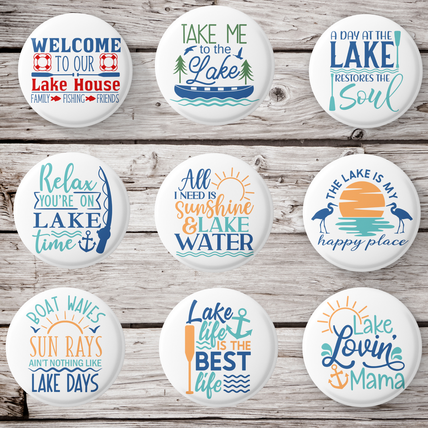 Lake Life Pins Mix