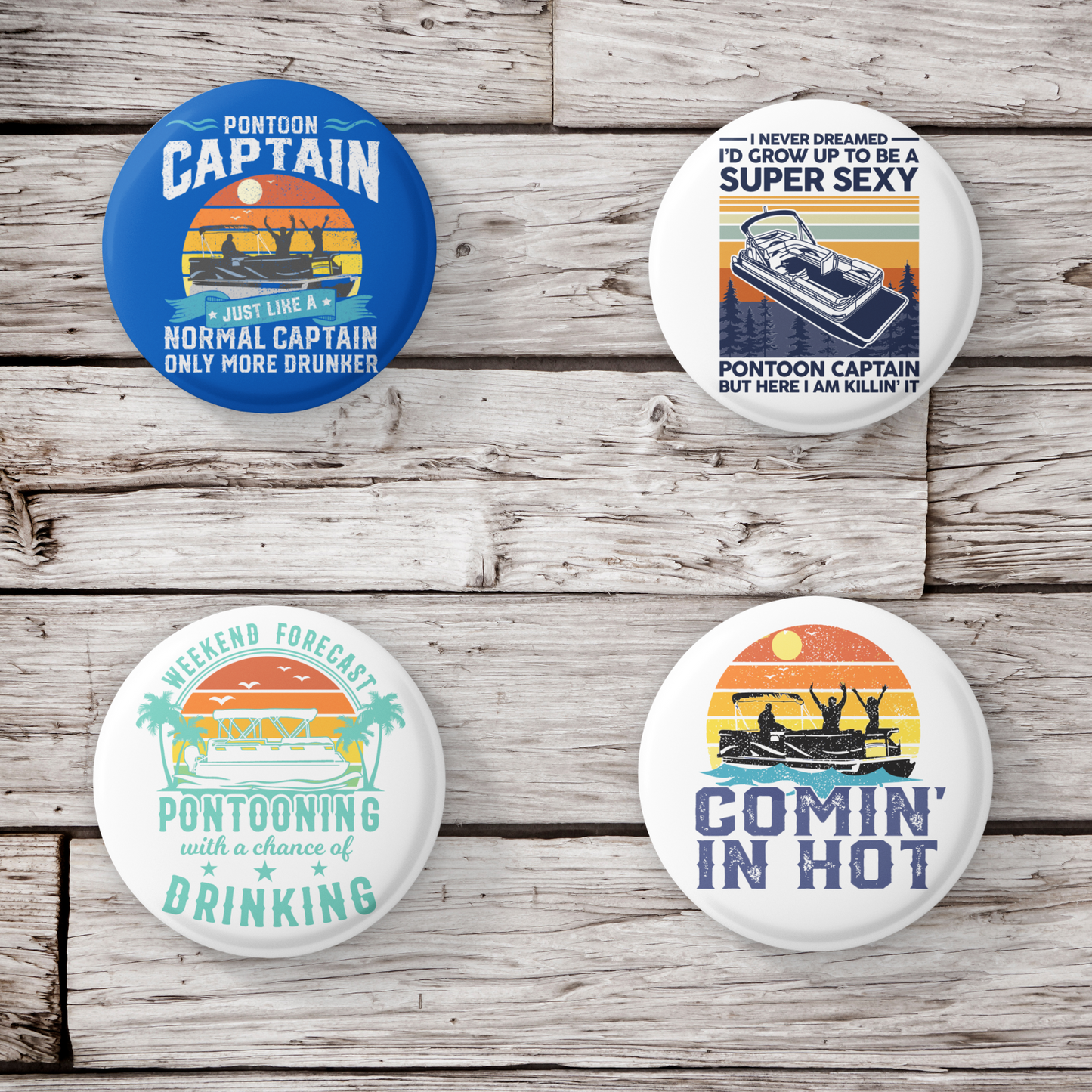 Pontoon Captain Pins Mix