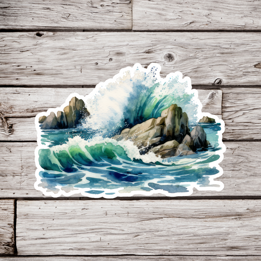 Ocean Waves Sticker